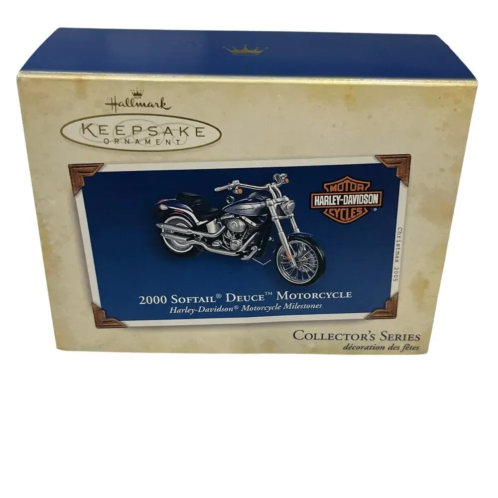 Hallmark Keepsake 2000 Harley-Davidson Softail Deuce Christmas Ornament